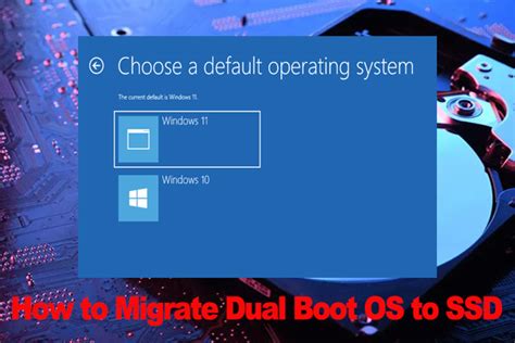 dual boot os to ssd